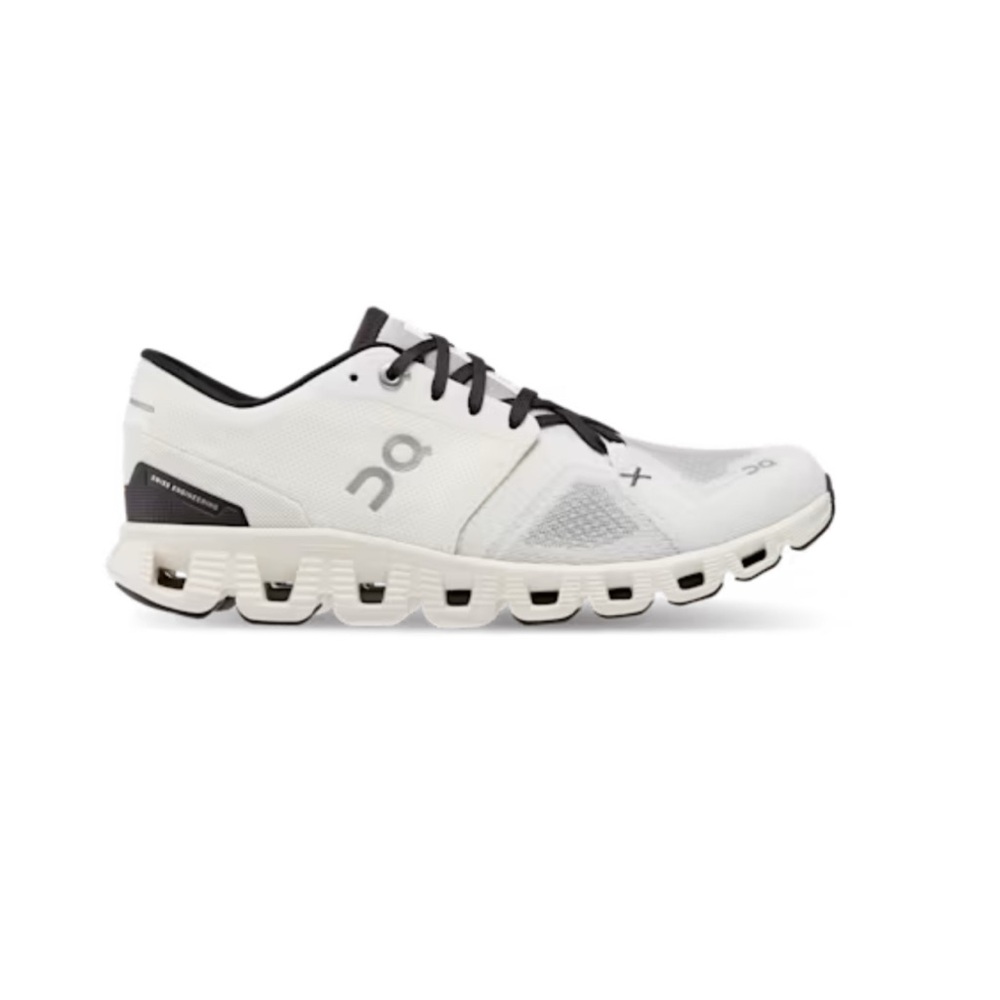 On Running Women’s Cloud X 3 Athletic Shoes in White and Black